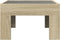 vidaXL - Salontafel - met - Infinity - LED - 50x50x30 - cm - sonoma - eikenkleurig