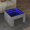 vidaXL - Salontafel - met - Infinity - LED - 50x50x30 - cm - betongrijs