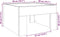vidaXL - Salontafel - met - Infinity - LED - 50x50x30 - cm - betongrijs