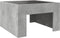 vidaXL - Salontafel - met - Infinity - LED - 50x50x30 - cm - betongrijs