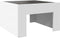 vidaXL - Salontafel - met - Infinity - LED - 50x50x30 - cm - wit