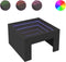 vidaXL - Salontafel - met - Infinity - LED - 50x50x30 - cm - zwart