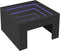 vidaXL - Salontafel - met - Infinity - LED - 50x50x30 - cm - zwart