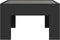 vidaXL - Salontafel - met - Infinity - LED - 50x50x30 - cm - zwart