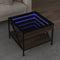 vidaXL - Salontafel - met - Infinity - LED - 50x50x38 - cm - bruin - eikenkleurig