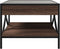 vidaXL - Salontafel - met - Infinity - LED - 50x50x38 - cm - bruin - eikenkleurig