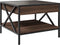 vidaXL - Salontafel - met - Infinity - LED - 50x50x38 - cm - bruin - eikenkleurig