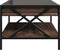 vidaXL - Salontafel - met - Infinity - LED - 50x50x38 - cm - bruin - eikenkleurig
