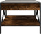 vidaXL - Salontafel - met - Infinity - LED - 50x50x38 - cm - gerookt - eikenkleurig