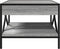 vidaXL - Salontafel - met - Infinity - LED - 50x50x38 - cm - grijs - sonoma - eikenkleur