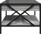 vidaXL - Salontafel - met - Infinity - LED - 50x50x38 - cm - grijs - sonoma - eikenkleur