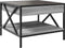vidaXL - Salontafel - met - Infinity - LED - 50x50x38 - cm - grijs - sonoma - eikenkleur