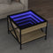 vidaXL - Salontafel - met - Infinity - LED - 50x50x38 - cm - sonoma - eikenkleurig