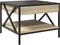 vidaXL - Salontafel - met - Infinity - LED - 50x50x38 - cm - sonoma - eikenkleurig
