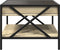vidaXL - Salontafel - met - Infinity - LED - 50x50x38 - cm - sonoma - eikenkleurig