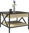 vidaXL - Salontafel - met - Infinity - LED - 50x50x38 - cm - sonoma - eikenkleurig