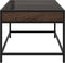 vidaXL - Salontafel - met - Infinity - LED - 50x50x41 - cm - bruin - eikenkleurig