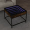 vidaXL - Salontafel - met - Infinity - LED - 50x50x41 - cm - gerookt - eikenkleurig