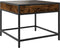 vidaXL - Salontafel - met - Infinity - LED - 50x50x41 - cm - gerookt - eikenkleurig