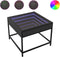 vidaXL - Salontafel - met - Infinity - LED - 50x50x41 - cm - zwart