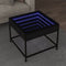 vidaXL - Salontafel - met - Infinity - LED - 50x50x41 - cm - zwart