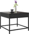 vidaXL - Salontafel - met - Infinity - LED - 50x50x41 - cm - zwart