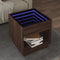 vidaXL - Salontafel - met - Infinity - LED - 50x50x50 - cm - bruin - eikenkleurig