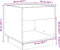 vidaXL - Salontafel - met - Infinity - LED - 50x50x50 - cm - gerookt - eikenkleurig