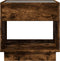 vidaXL - Salontafel - met - Infinity - LED - 50x50x50 - cm - gerookt - eikenkleurig