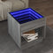vidaXL - Salontafel - met - Infinity - LED - 50x50x50 - cm - grijs - sonoma - eikenkleur