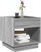 vidaXL - Salontafel - met - Infinity - LED - 50x50x50 - cm - grijs - sonoma - eikenkleur
