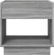 vidaXL - Salontafel - met - Infinity - LED - 50x50x50 - cm - grijs - sonoma - eikenkleur