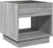 vidaXL - Salontafel - met - Infinity - LED - 50x50x50 - cm - grijs - sonoma - eikenkleur