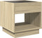 vidaXL - Salontafel - met - Infinity - LED - 50x50x50 - cm - sonoma - eikenkleurig
