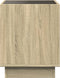 vidaXL - Salontafel - met - Infinity - LED - 50x50x50 - cm - sonoma - eikenkleurig