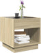 vidaXL - Salontafel - met - Infinity - LED - 50x50x50 - cm - sonoma - eikenkleurig