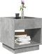 vidaXL - Salontafel - met - Infinity - LED - 50x50x50 - cm - betongrijs