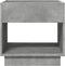 vidaXL - Salontafel - met - Infinity - LED - 50x50x50 - cm - betongrijs