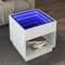 vidaXL - Salontafel - met - Infinity - LED - 50x50x50 - cm - wit