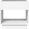 vidaXL - Salontafel - met - Infinity - LED - 50x50x50 - cm - wit