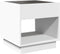 vidaXL - Salontafel - met - Infinity - LED - 50x50x50 - cm - wit