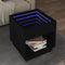 vidaXL - Salontafel - met - Infinity - LED - 50x50x50 - cm - zwart