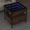 vidaXL - Salontafel - met - Infinity - LED - 50x50x51 - cm - bruin - eikenkleurig