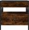 vidaXL - Salontafel - met - Infinity - LED - 50x50x51 - cm - gerookt - eikenkleurig