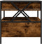 vidaXL - Salontafel - met - Infinity - LED - 50x50x51 - cm - gerookt - eikenkleurig