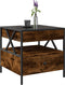 vidaXL - Salontafel - met - Infinity - LED - 50x50x51 - cm - gerookt - eikenkleurig