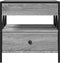 vidaXL - Salontafel - met - Infinity - LED - 50x50x51 - cm - grijs - sonoma - eikenkleur