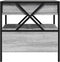 vidaXL - Salontafel - met - Infinity - LED - 50x50x51 - cm - grijs - sonoma - eikenkleur