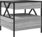vidaXL - Salontafel - met - Infinity - LED - 50x50x51 - cm - grijs - sonoma - eikenkleur