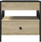 vidaXL - Salontafel - met - Infinity - LED - 50x50x51 - cm - sonoma - eikenkleurig